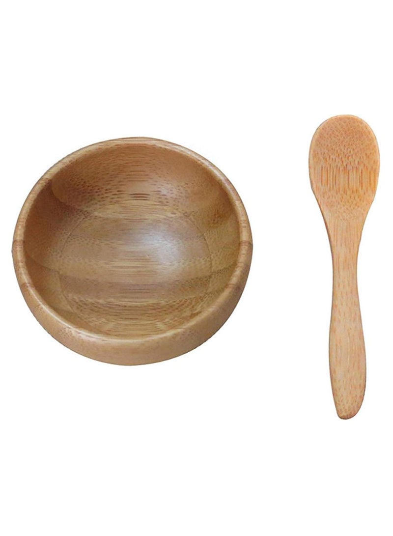 وعاء ماسكات العناية بالبشرة بني