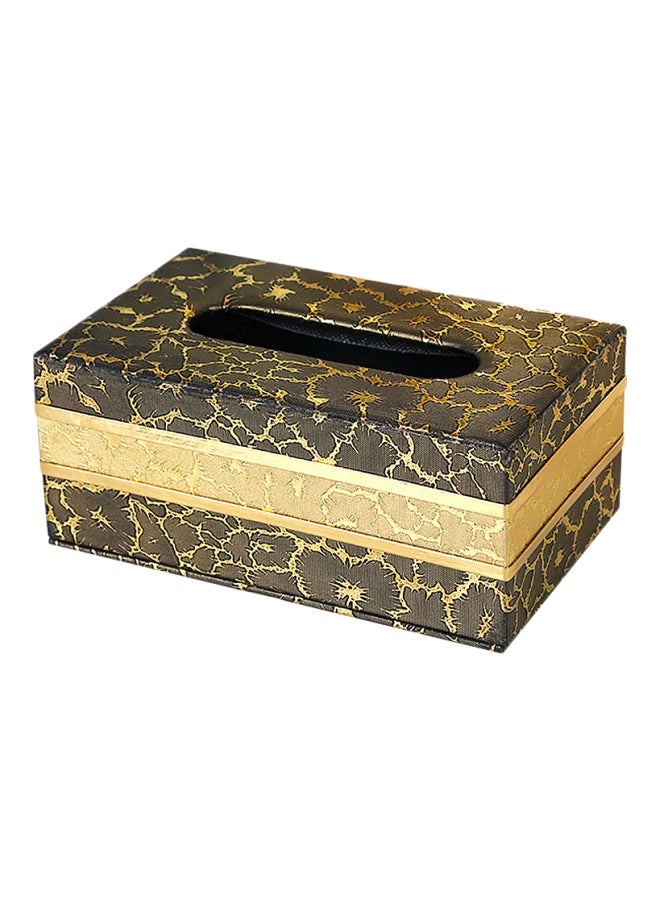 Sharpdo Tissue Paper Box Brown/Gold - Image 1