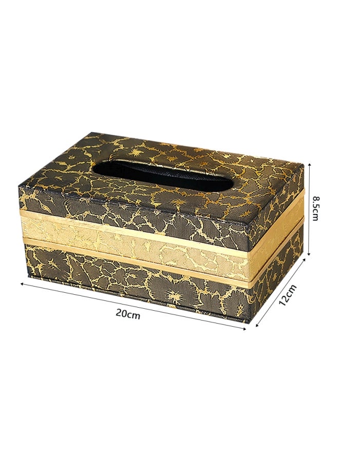 Sharpdo Tissue Paper Box Brown/Gold - Image 2