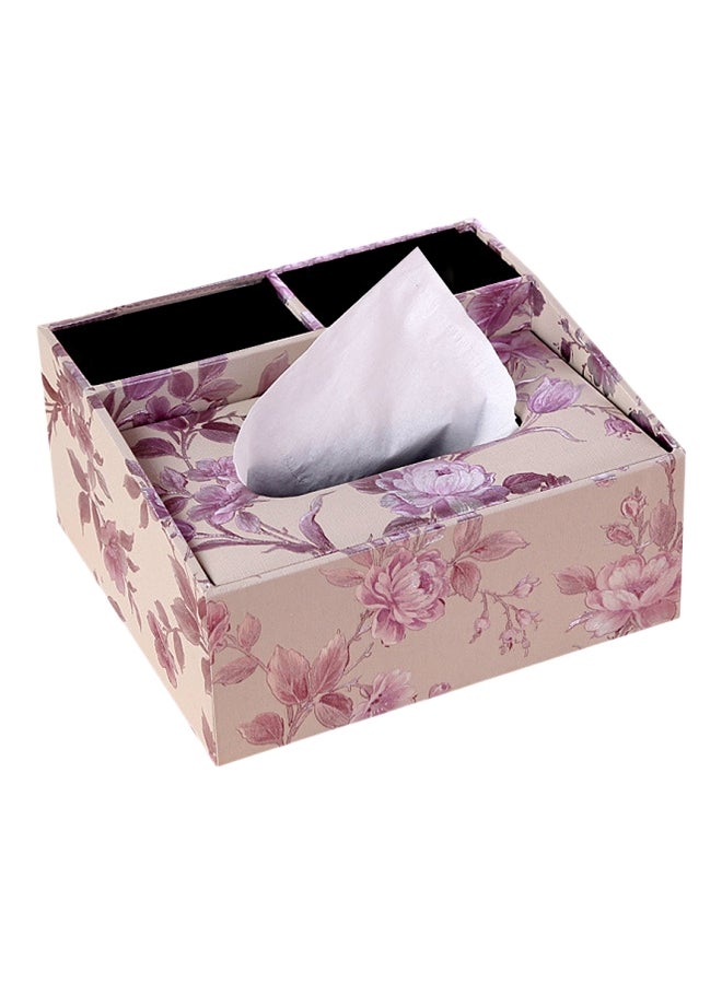 Sharpdo Tissue Paper Box Beige/Pink/Purple - Image 1
