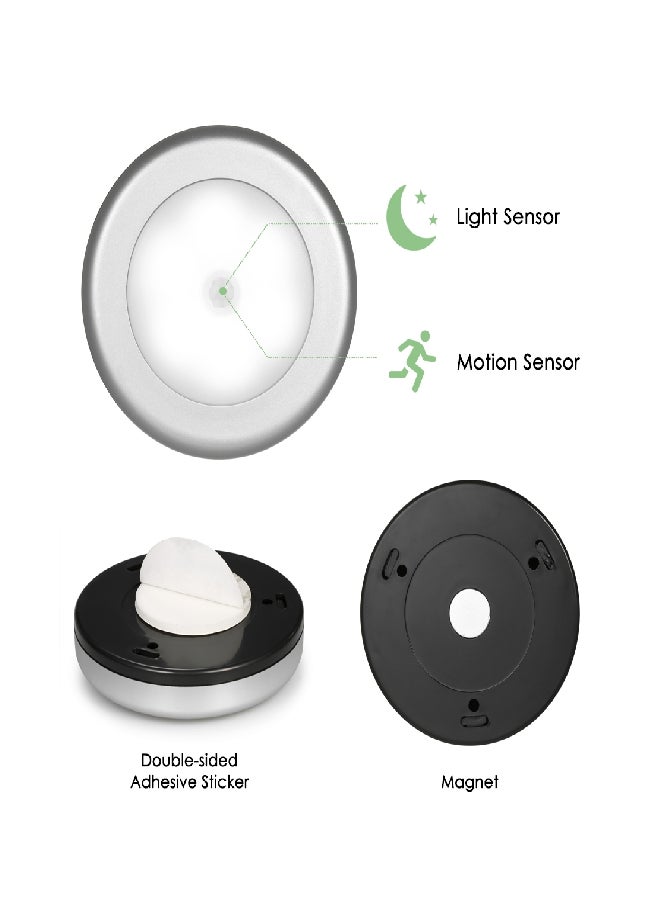 6-Piece Ultra-Bright LED Magnetic Motion Sensor Wall Night Illumination Lamps - Image 5