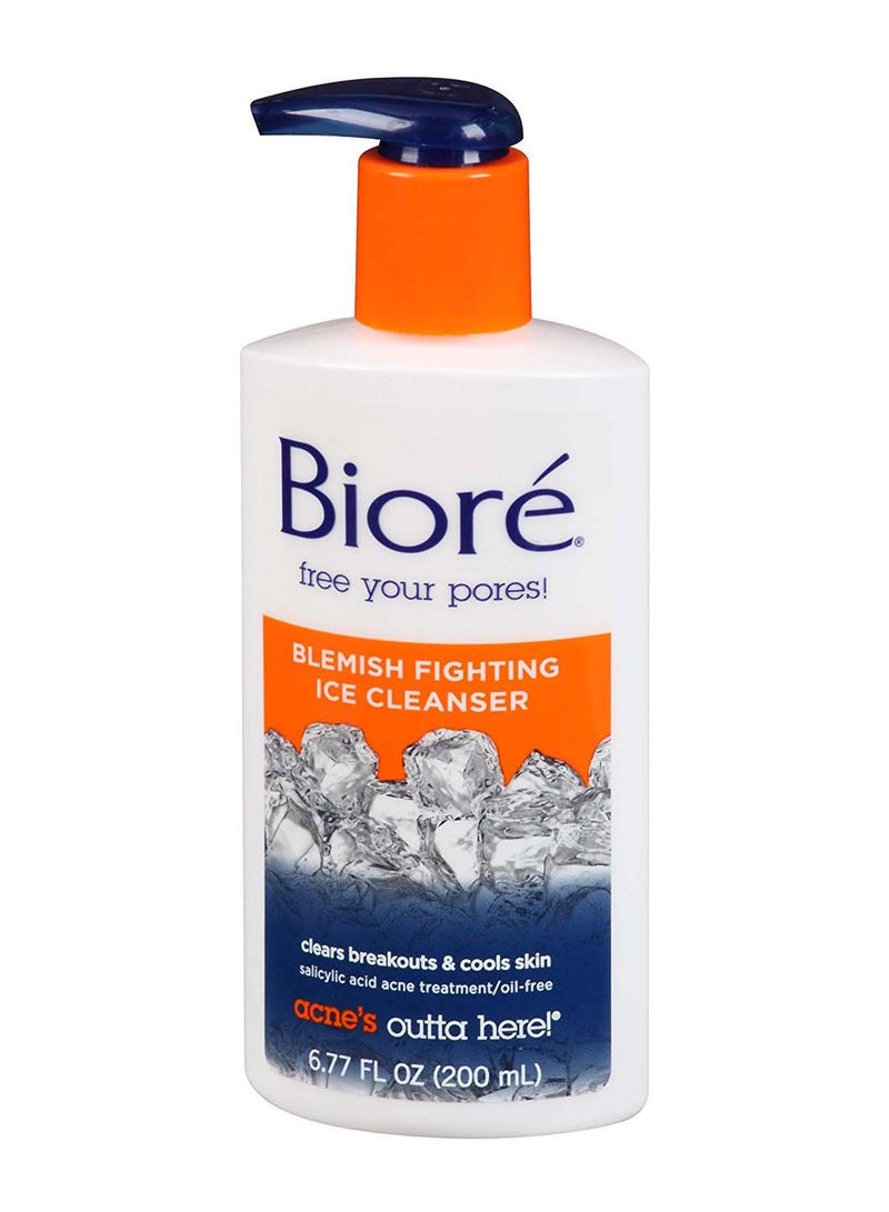 Biore Blemish Fighting Ice Cleanser 