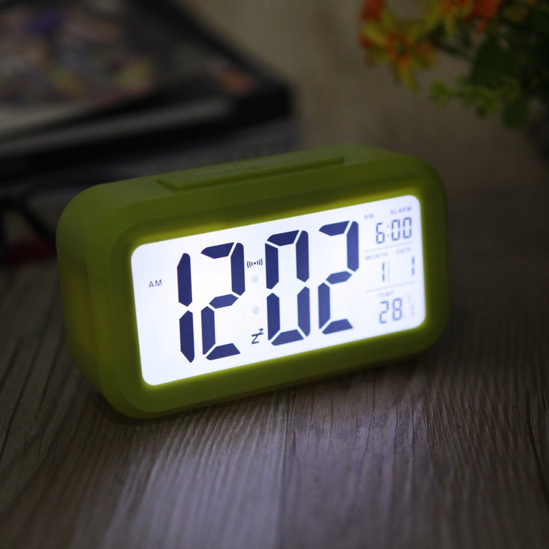 ساعة منبه آنسيلف رقمية بإضاءة LED أخضر  - Image 5