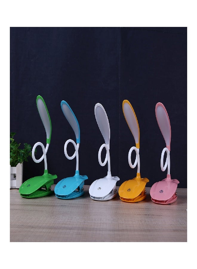 طقم مصابيح LED قابلة للشحن بمنفذ USB يمكن التحكم في درجة سطوعها مع مشبك وزر حساس يعمل باللمس مكون من 16 لمبة وردي/أبيض 15x7.5x10سم - Image 2