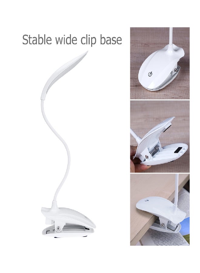 طقم مصابيح LED قابلة للشحن بمنفذ USB يمكن التحكم في درجة سطوعها مع مشبك وزر حساس يعمل باللمس مكون من 16 لمبة وردي/أبيض 15x7.5x10سم - Image 3