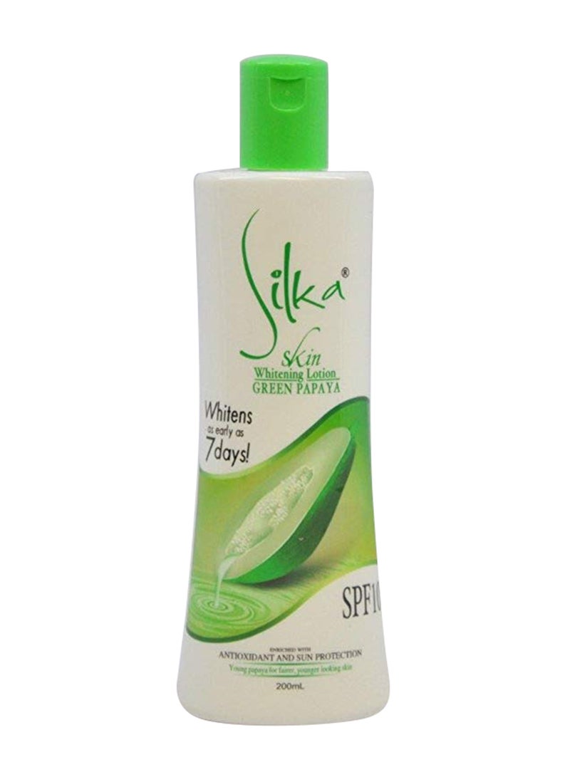Silka - SPF 10 Green Papaya Skin Whitening Lotion - Image 1