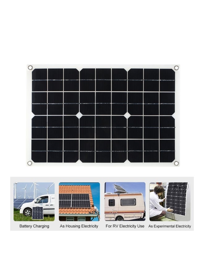 Flexible Solar Panel Black/White
