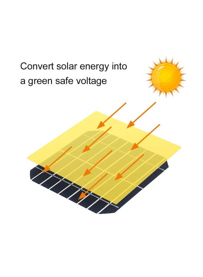 Flexible Solar Panel Black/White