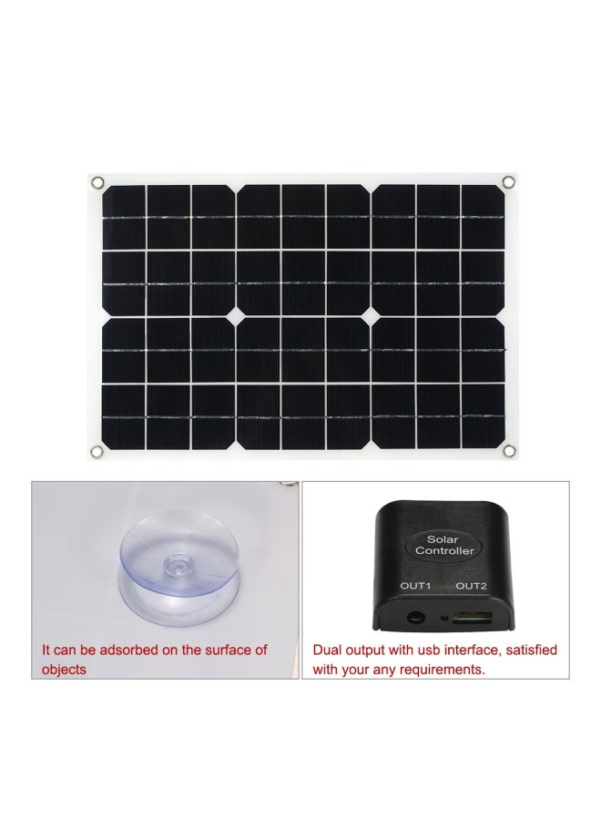 Flexible Solar Panel Black/White