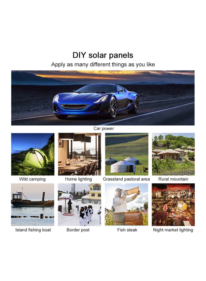 Flexible Solar Panel Black/White
