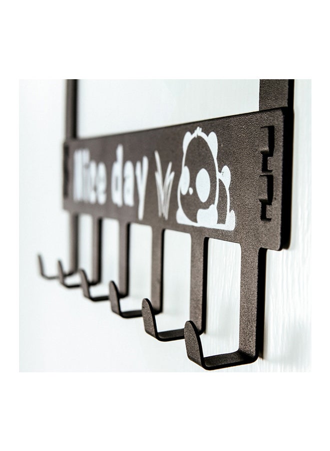 Iron Door Hook Black 3x6.50x17cm - Image 4