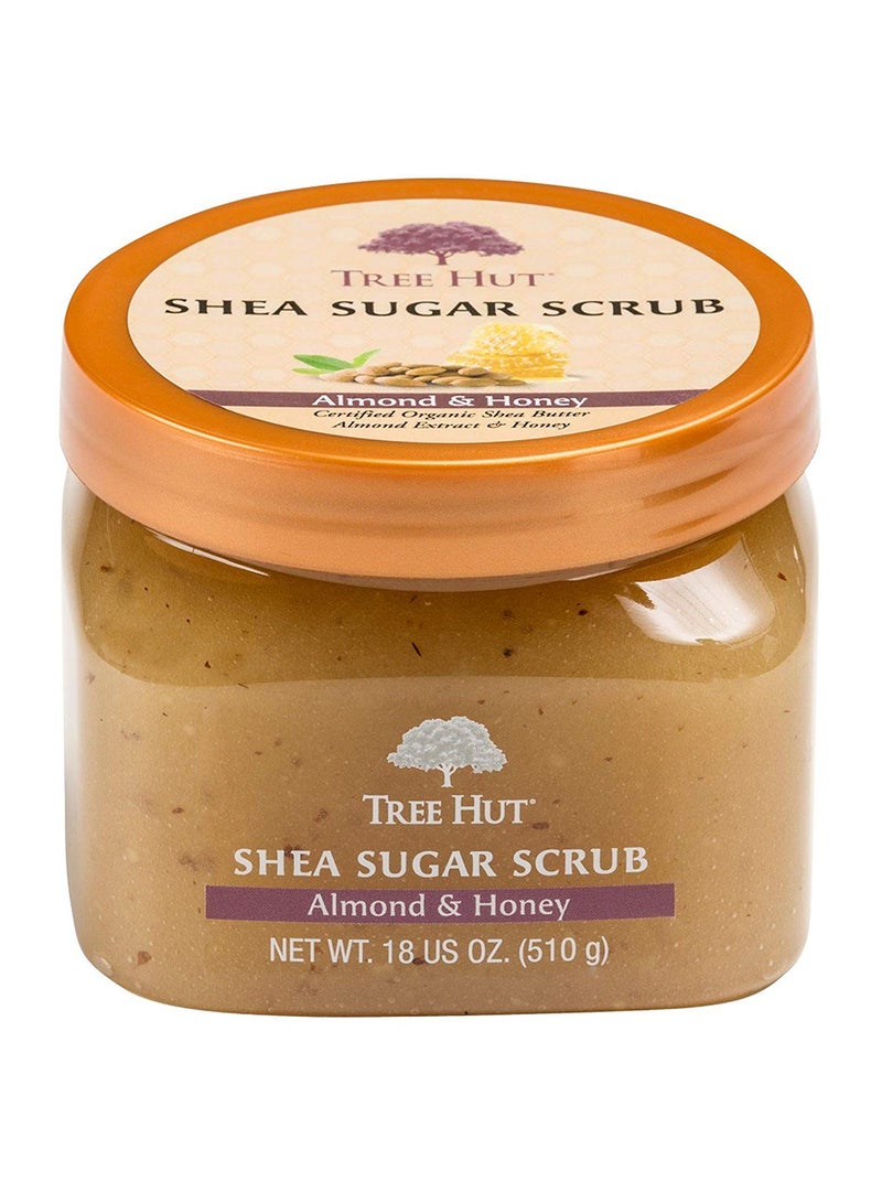 تري هت مقشر الجسم شيا شوجر باللوز والعسل، 6 قطع أصفر