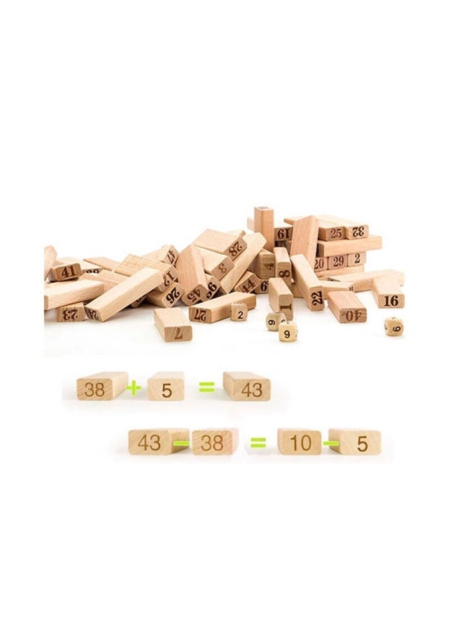 folds high - 48P 48-Piece Tower Building Block Toy 48 3+ Years - Image 1
