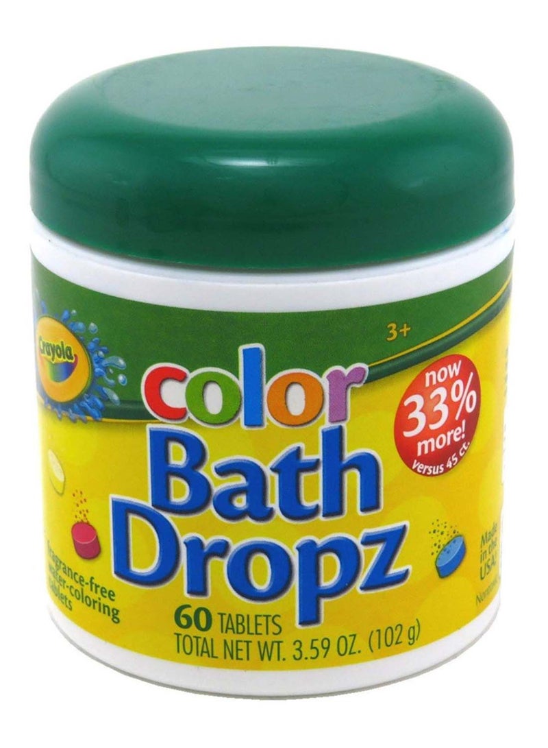 Crayola Pack Of 6 Color Bath Dropz 612grams - Image 1