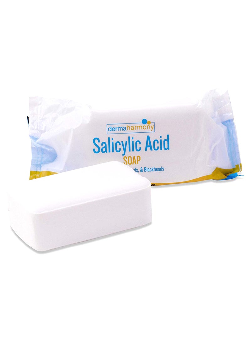 ديرماهارموني قالب صابون طبيعي بتركيبة من حمض الساليسيليك أبيض
