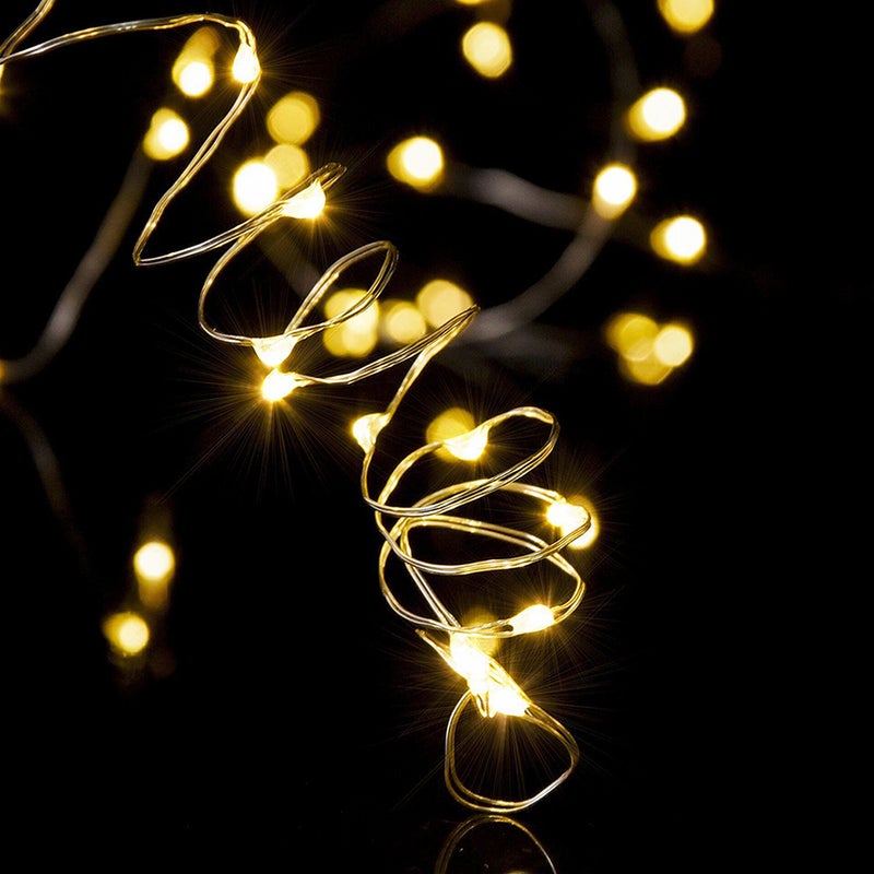 Generic - Wine Bottle Cork Lights Sliver Wire String Lights White 0.02kg - Image 1