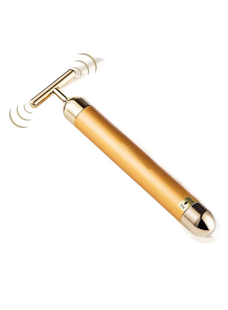 Koi Beauty 24k Golden Pulse Facial Massager Gold 