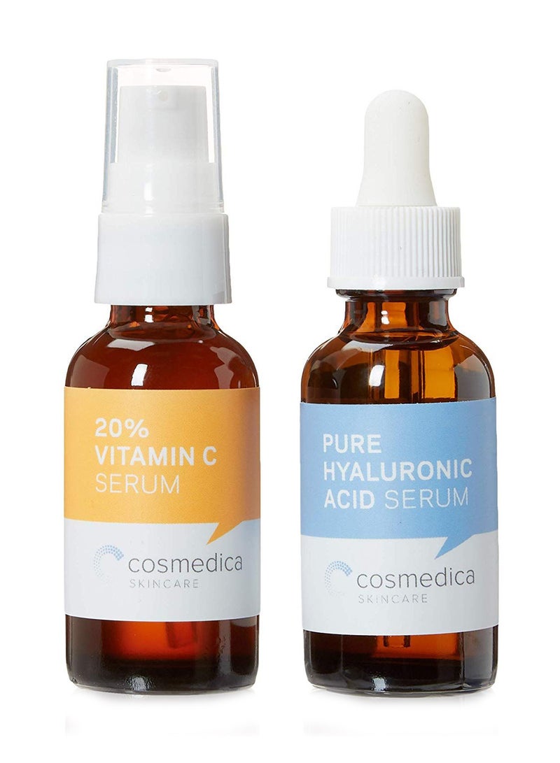 Cosmedica Skincare - Vitamin C Super Serum and Pure Hyaluronic Acid - Image 1