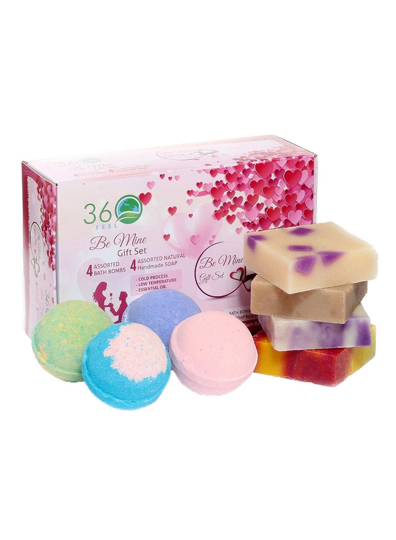 8-Piece Assorted Bath Bomb And Soap Set