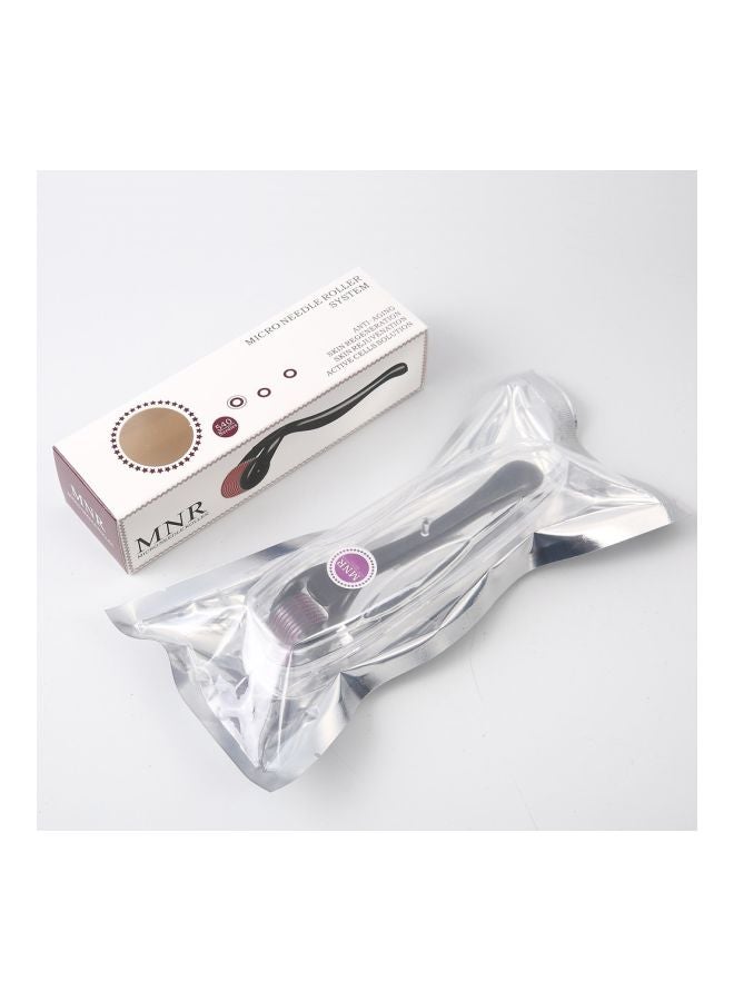 فوبيري بكرة البشرة بإبر دقيقة من فاف أسود/أحمر - Image 2