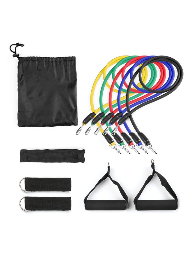 LIXADA - 11-Piece Exercise Tube Band Set - Image 1