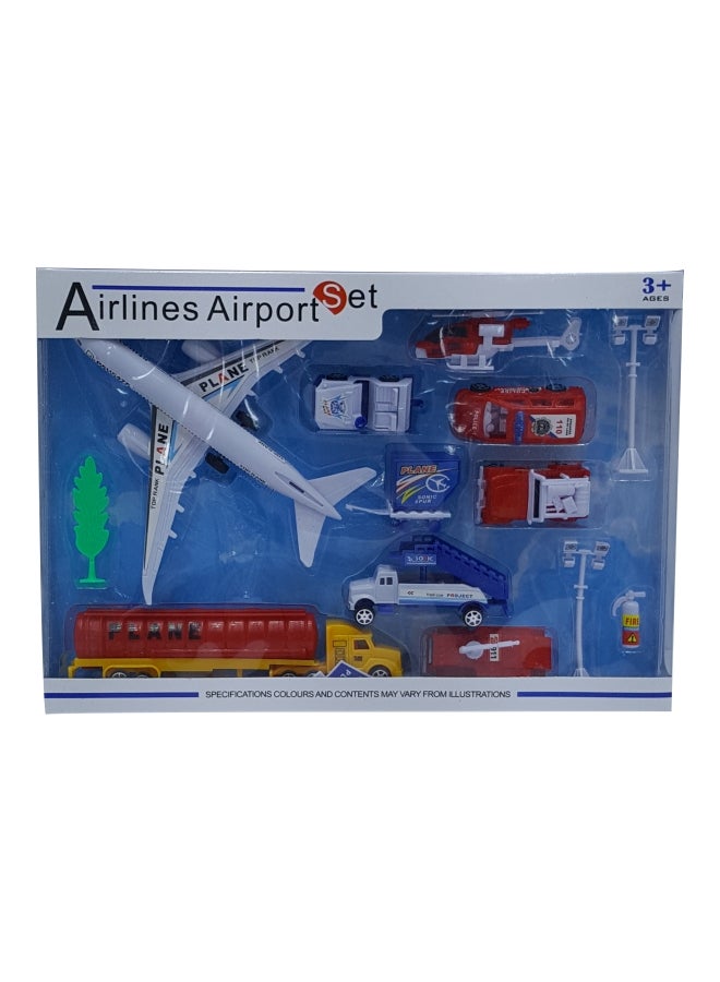 childtoy - Airlines Airport Toy Set - Image 1