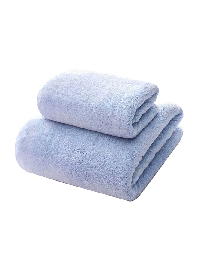 Pack Of 2 Bath Towels Blue - v1556441639/N24214909A_1