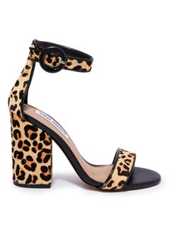 STEVE MADDEN Friday Dress Sandals Beige/Black/Yellow  - Image 1