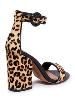 STEVE MADDEN Friday Dress Sandals Beige/Black/Yellow  - Image 3