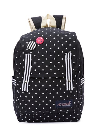 3-Piece Printed Backpack Set Black - v1556443064/N22646238A_1