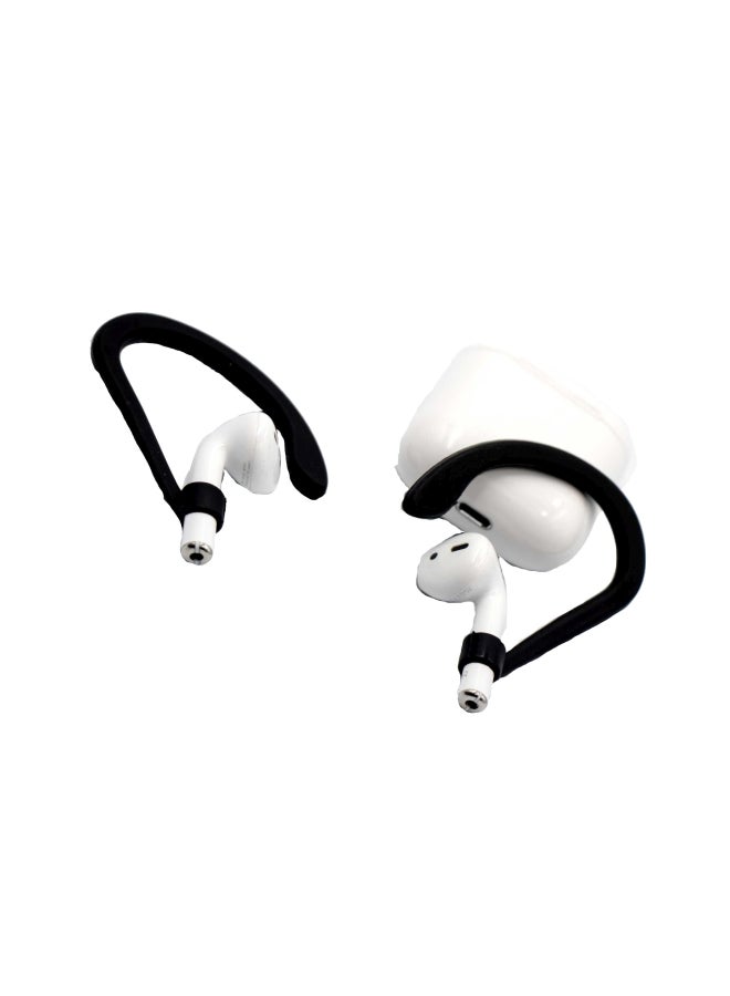 Coteetci - 2-Piece Wrist Fit Earhooks For Apple AirPods Black - Image 1