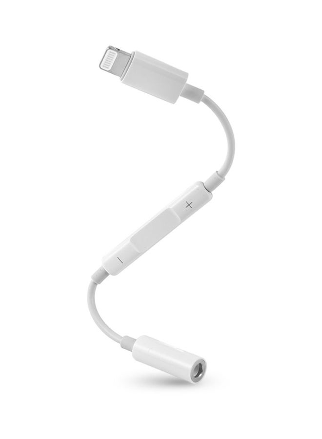 365dealz Lightning To 3.5 mm Headphone Jack Adapter White - Image 2