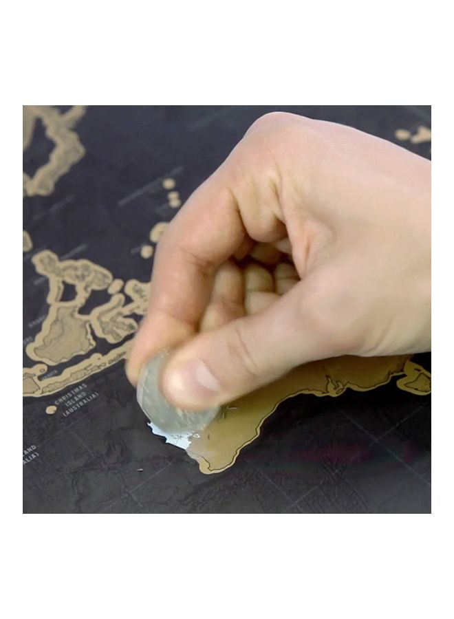 شاربدو لوحة فنية لتزيين الجدار أسود / بيج 42 x 30سم - Image 5