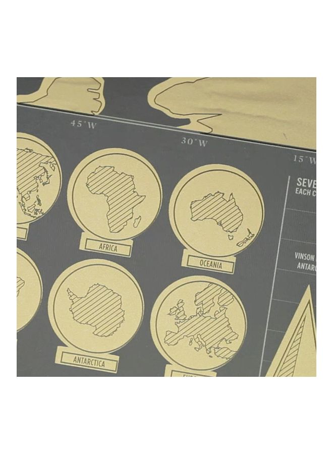 شاربدو لوحة فنية لتزيين الجدار أسود / بيج 42 x 30سم - Image 4