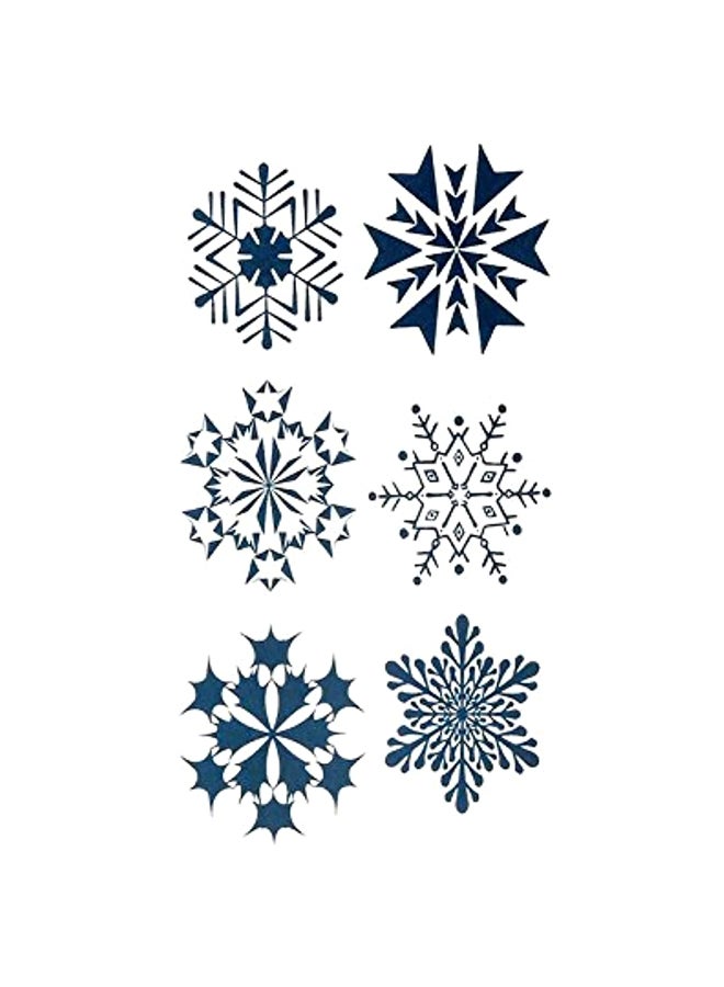 Oottati 2-Piece Temporary Tattoo Sticker Set Black