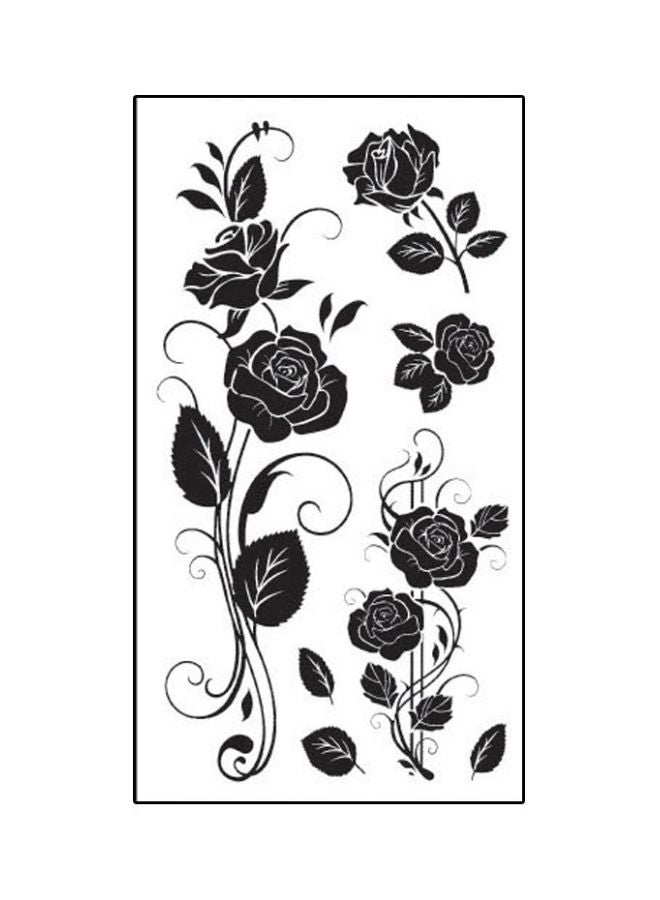 ملصقات تاتو مؤقتة أسود