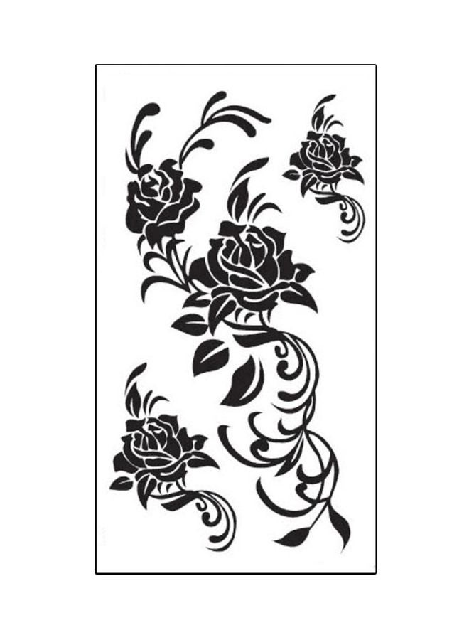 ملصقات تاتو مؤقتة أسود