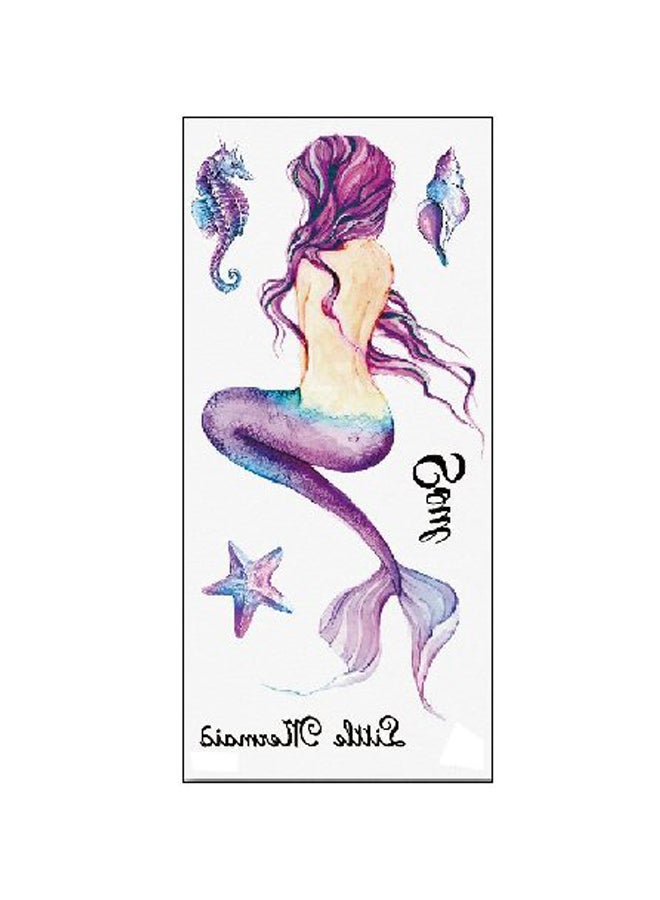 تافلي مجموعة ملصقات تاتو مؤقتة عدد 5 قطع وردي/بيج/أزرق - Image 1