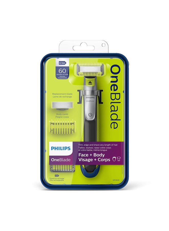 Philips - OneBlade Face And Body Kit Green/Black - Image 1