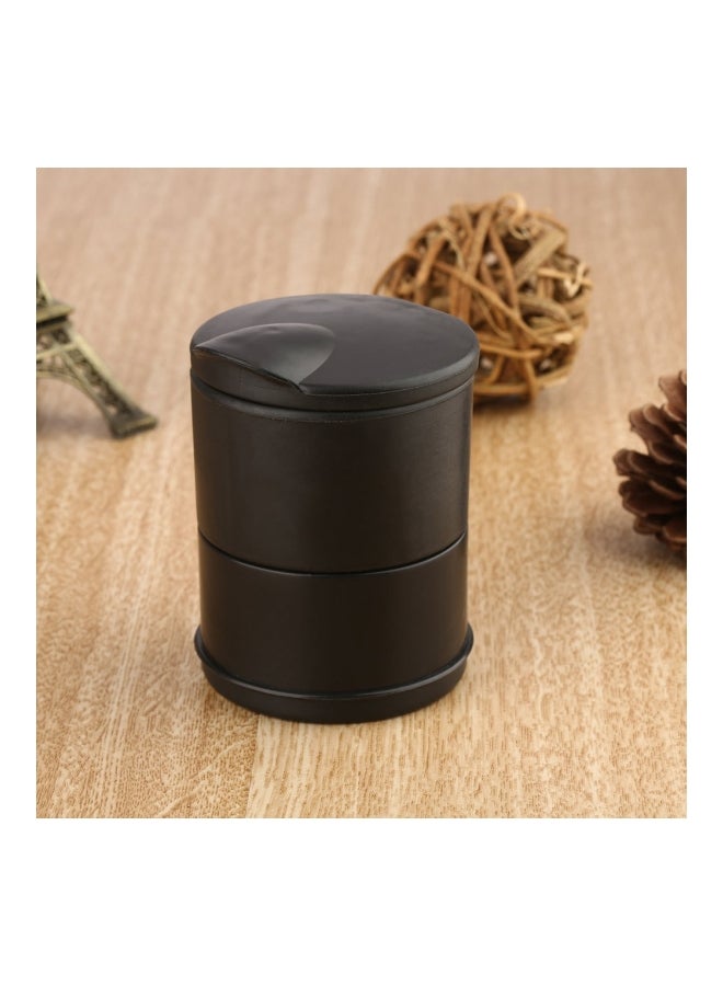 Auto Car Truck LED Ash Cylinder Cup Holder Tank Black - Image 4