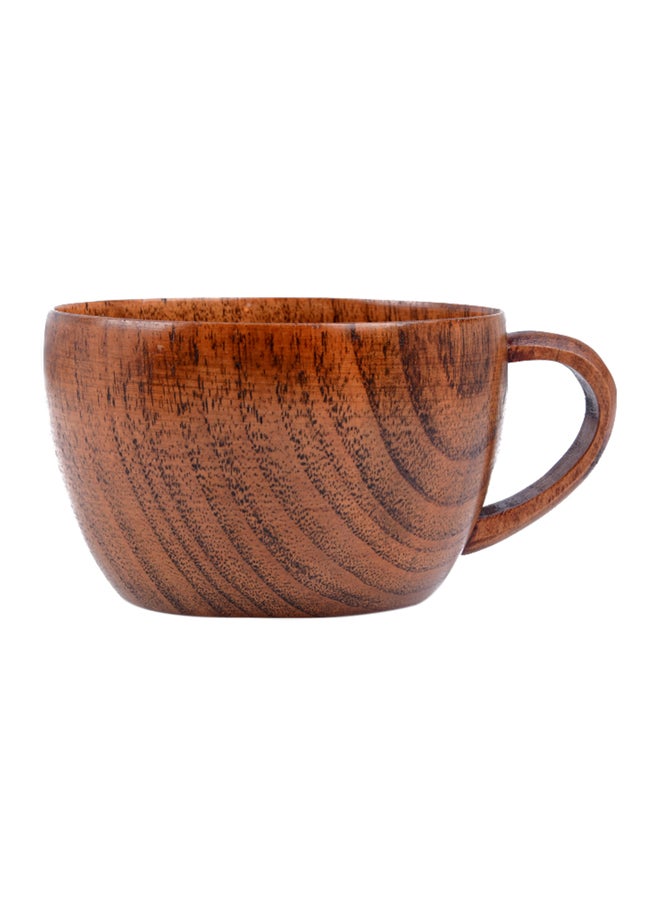 Wooden Coffee Mug Brown 13x12x8cm - Image 1