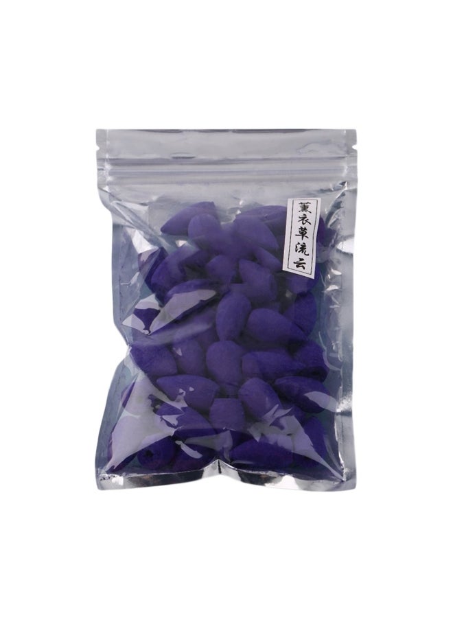 ماركة غير محددة - طقم أعواد بخور خشب الصندل على شكل طلقات من 50 قطعة أزرق 1x1x2.3سم - Image 1