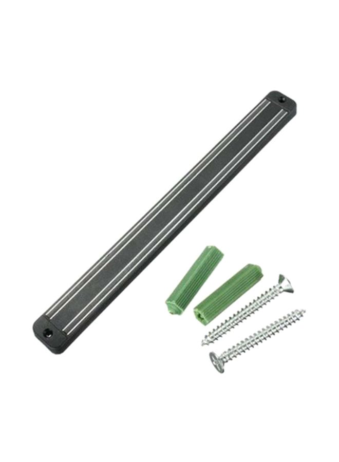 Wall Mount Magnetic Knife Holder Black 49x3.4x1.5cm - Image 1