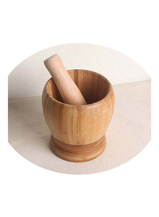 Mortar And Pestle Beige  - Image 2