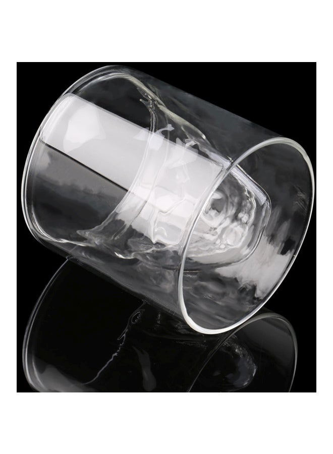 Generic - Skull Shaped Head Shot Glass Clear 4.5x4.5x5centimeter - Image 1