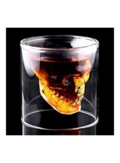 Generic Skull Shaped Head Shot Glass Clear 4.5x4.5x5centimeter  - Image 2