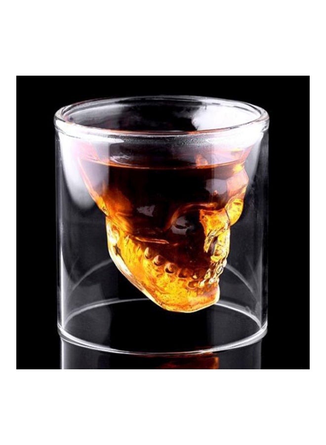 Generic - Skull Shaped Head Shot Glass Clear 4.5x4.5x5centimeter - Image 1