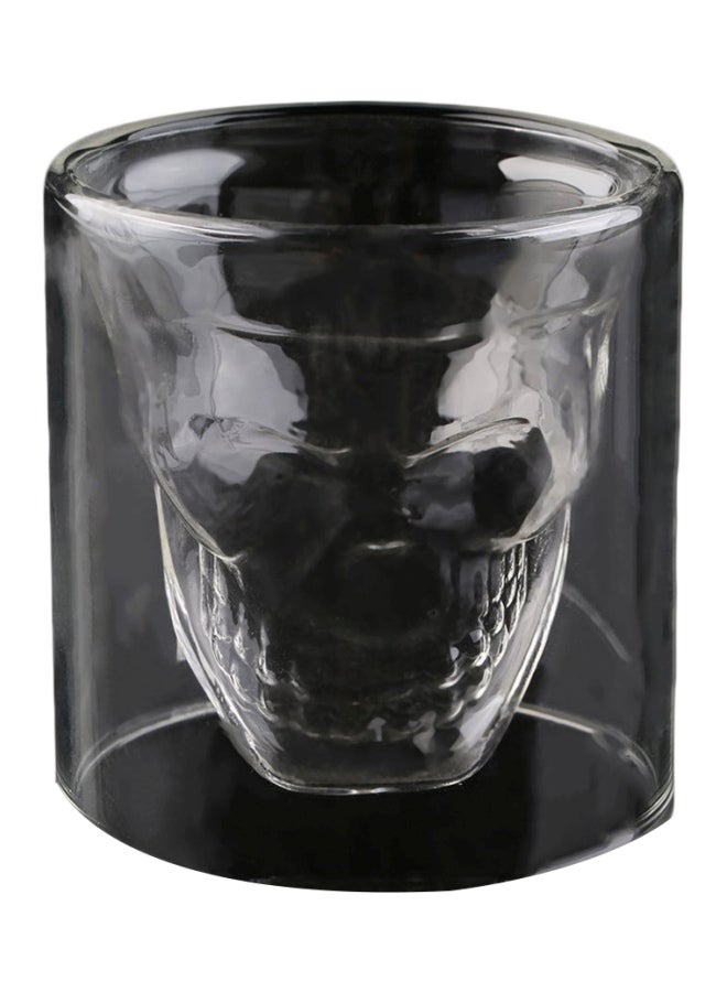 Generic - Skull Shaped Head Shot Glass Clear 4.5x4.5x5centimeter - Image 1