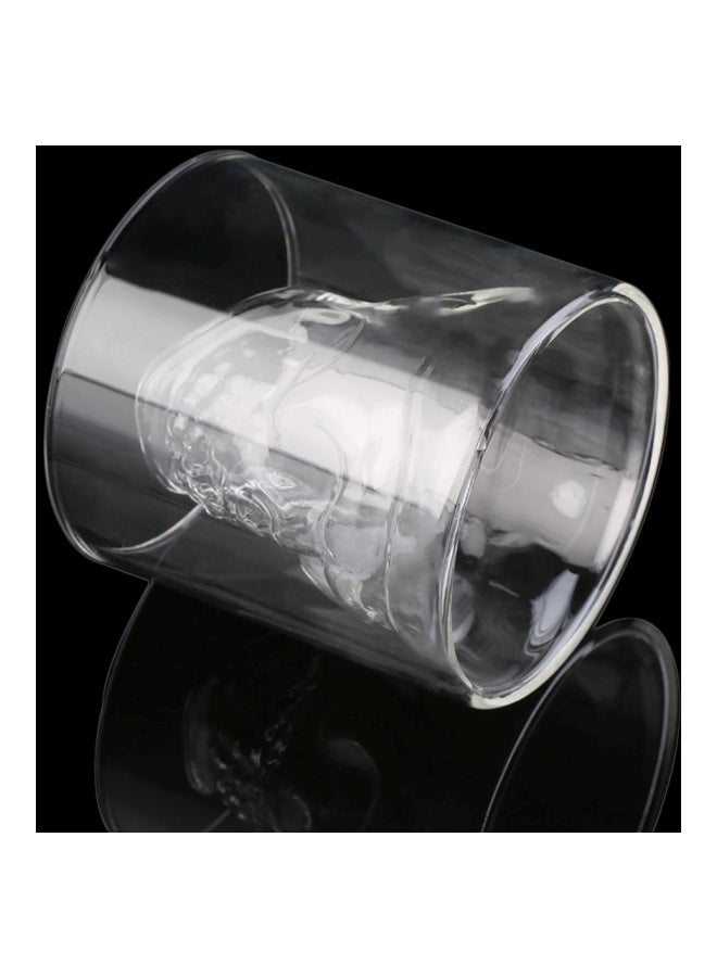 Generic - Skull Shaped Head Shot Glass Clear 4.5x4.5x5centimeter - Image 1