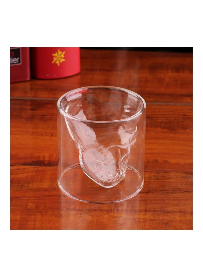 Generic - Skull Shaped Head Shot Glass Clear 4.5x4.5x5centimeter - Image 1